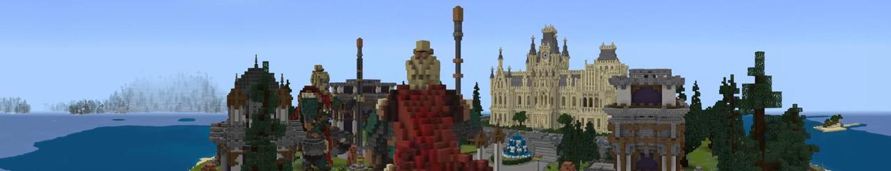 Panorama of the Minecraft Bedrock Marketplace product Millionaire Manor created by 4KS Studios.