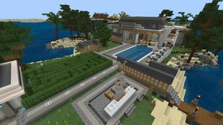 Screenshot of the Minecraft Bedrock Marketplace product Millionaire Mansion Luxury created by 4KS Studios.