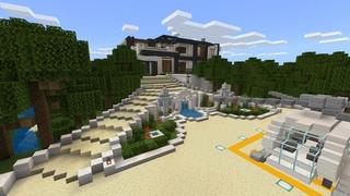 Screenshot of the Minecraft Bedrock Marketplace product Millionaire Mansion Vacation created by 4KS Studios.
