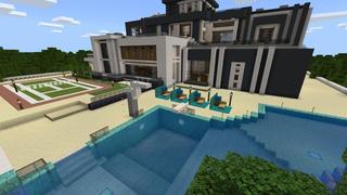 Screenshot of the Minecraft Bedrock Marketplace product Millionaire Mansion Vacation created by 4KS Studios.