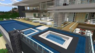 Screenshot of the Minecraft Bedrock Marketplace product Millionaire Mansion created by 4KS Studios.