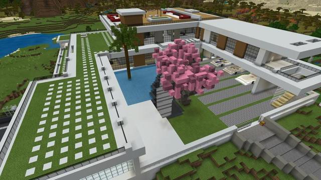 Screenshot of the Minecraft Bedrock Marketplace product Millionaire Mega Mansion created by 4KS Studios.