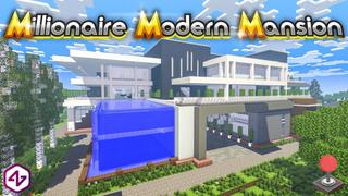 Thumbnail of the Minecraft Bedrock Marketplace product Millionaire Modern Mansion created by 4KS Studios.