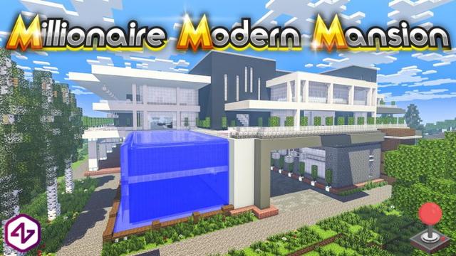 Thumbnail of the Minecraft Bedrock Marketplace product Mansão Moderna Milionária created by 4KS Studios.