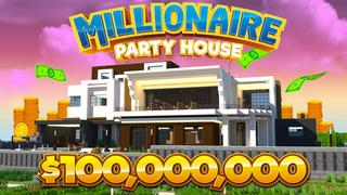 Thumbnail of the Minecraft Bedrock Marketplace product Millionaire Party House created by 4KS Studios.