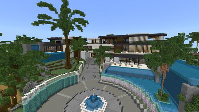 Screenshot of the Minecraft Bedrock Marketplace product Millionaire Private Island created by 4KS Studios.