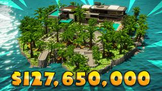 Thumbnail of the Minecraft Bedrock Marketplace product Millionaire Private Island created by 4KS Studios.