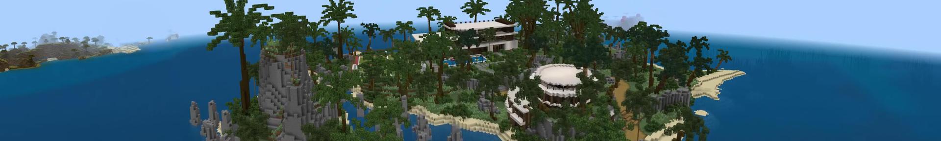 Panorama of the Minecraft Bedrock Marketplace product Millionaire Residence created by 4KS Studios.