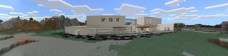 Panorama of the Minecraft Bedrock Marketplace product Millionaire Rich Mansion created by 4KS Studios.