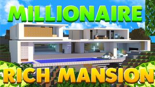 Thumbnail of the Minecraft Bedrock Marketplace product Millionaire Rich Mansion created by 4KS Studios.