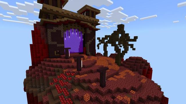 Screenshot of the Minecraft Bedrock Marketplace product Millionaire Skyblock Adventure created by 4KS Studios.