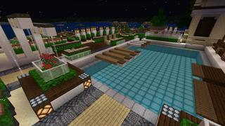 Screenshot of the Minecraft Bedrock Marketplace product Millionaire Summer Mansion created by 4KS Studios.