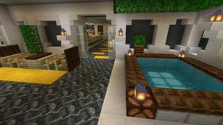 Screenshot of the Minecraft Bedrock Marketplace product Millionaire Summer Mansion created by 4KS Studios.