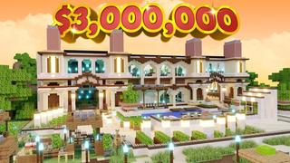 Thumbnail of the Minecraft Bedrock Marketplace product Millionaire Summer Mansion created by 4KS Studios.