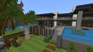 Screenshot of the Minecraft Bedrock Marketplace product Millionaire Summer Villa created by 4KS Studios.