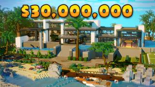 Thumbnail of the Minecraft Bedrock Marketplace product Millionaire Summer Villa created by 4KS Studios.