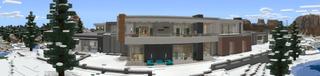 Panorama of the Minecraft Bedrock Marketplace product Millionaire Super Mansion created by 4KS Studios.