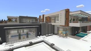 Screenshot of the Minecraft Bedrock Marketplace product Millionaire Super Mansion created by 4KS Studios.