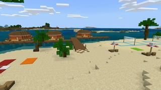 Screenshot of the Minecraft Bedrock Marketplace product Millionaire Tropical Island created by 4KS Studios.