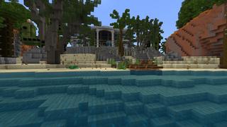 Screenshot of the Minecraft Bedrock Marketplace product Millionaire Tropical Mansion created by 4KS Studios.