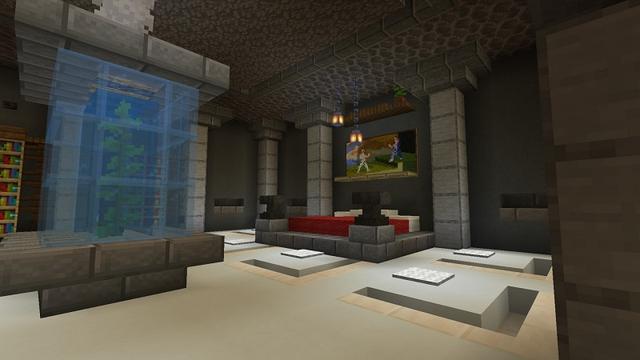 Screenshot of the Minecraft Bedrock Marketplace product Millionaire Underground Base created by 4KS Studios.