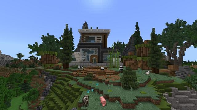 Screenshot of the Minecraft Bedrock Marketplace product Millionaire Underground Base created by 4KS Studios.
