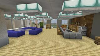 Screenshot of the Minecraft Bedrock Marketplace product Millionaire Waterfall Mansion created by 4KS Studios.