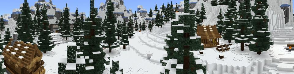 Panorama of the Minecraft Bedrock Marketplace product Millionaire Winter Vacation created by 4KS Studios.