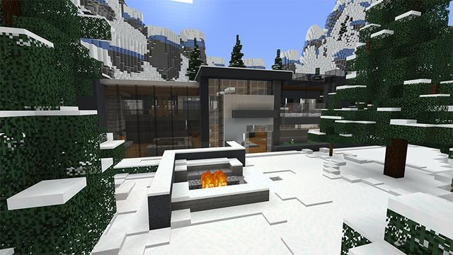 Screenshot of the Minecraft Bedrock Marketplace product Millionaire Winter Vacation created by 4KS Studios.