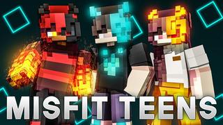 Thumbnail of the Minecraft Bedrock Marketplace product Misfit Teens created by 4KS Studios.