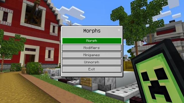 Screenshot of the Minecraft Bedrock Marketplace product MOB MORPH 2 created by 4KS Studios.