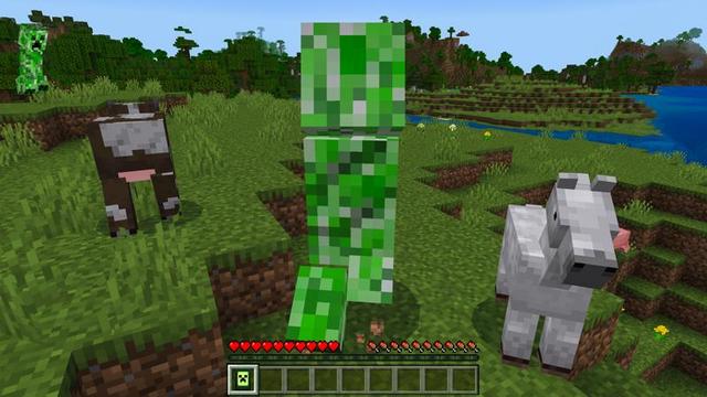 Screenshot of the Minecraft Bedrock Marketplace product MOB MORPH 2 created by 4KS Studios.