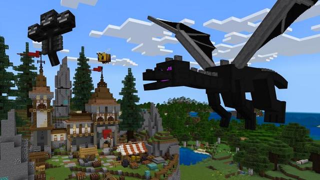 Screenshot of the Minecraft Bedrock Marketplace product MOB MORPH 2 created by 4KS Studios.