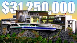 Thumbnail of the Minecraft Bedrock Marketplace product Modern Hillside Mansion created by 4KS Studios.
