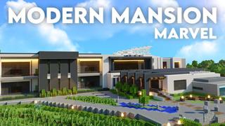 Thumbnail of the Minecraft Bedrock Marketplace product Modern Mansion Marvel created by 4KS Studios.