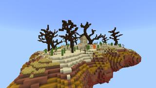 Screenshot of the Minecraft Bedrock Marketplace product Modern Mansion Skyblock created by 4KS Studios.