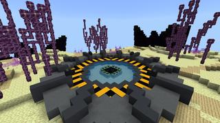 Screenshot of the Minecraft Bedrock Marketplace product Modern Mansion Skyblock created by 4KS Studios.