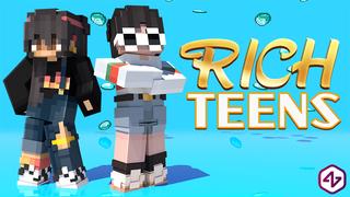 Thumbnail of the Minecraft Bedrock Marketplace product Modern Rich Teens created by 4KS Studios.