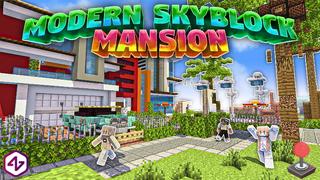 Thumbnail of the Minecraft Bedrock Marketplace product Mansión moderna Skyblock created by 4KS Studios.