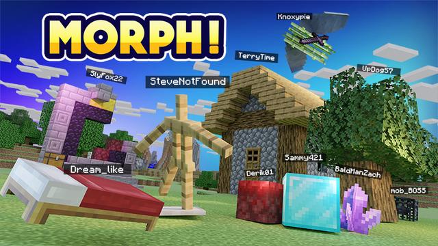 Thumbnail of the Minecraft Bedrock Marketplace product Morph! created by 4KS Studios.