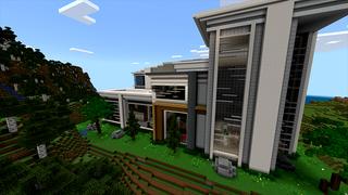 Screenshot of the Minecraft Bedrock Marketplace product Mountain Mansion created by 4KS Studios.