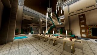 Screenshot of the Minecraft Bedrock Marketplace product Mountain Mansion created by 4KS Studios.