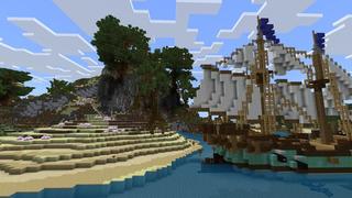 Screenshot of the Minecraft Bedrock Marketplace product Mushroom Town created by 4KS Studios.