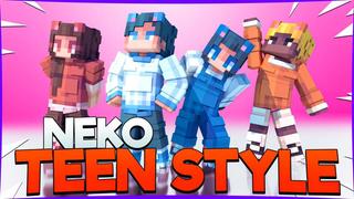 Thumbnail of the Minecraft Bedrock Marketplace product Neko Teen Style created by 4KS Studios.
