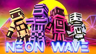 Thumbnail of the Minecraft Bedrock Marketplace product Neon Wave created by 4KS Studios.