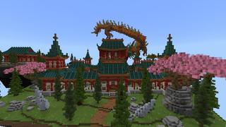 Screenshot of the Minecraft Bedrock Marketplace product Ninja Skyblock created by 4KS Studios.