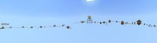 Panorama of the Minecraft Bedrock Marketplace product Noob vs. Pro Parkour created by 4KS Studios.