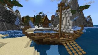 Screenshot of the Minecraft Bedrock Marketplace product Nordic Island created by 4KS Studios.