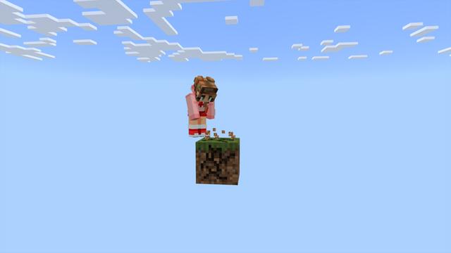 Screenshot of the Minecraft Bedrock Marketplace product One Block!! created by 4KS Studios.