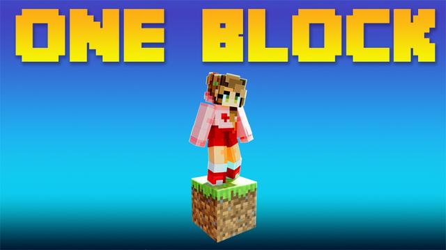 Thumbnail of the Minecraft Bedrock Marketplace product One Block!! created by 4KS Studios.